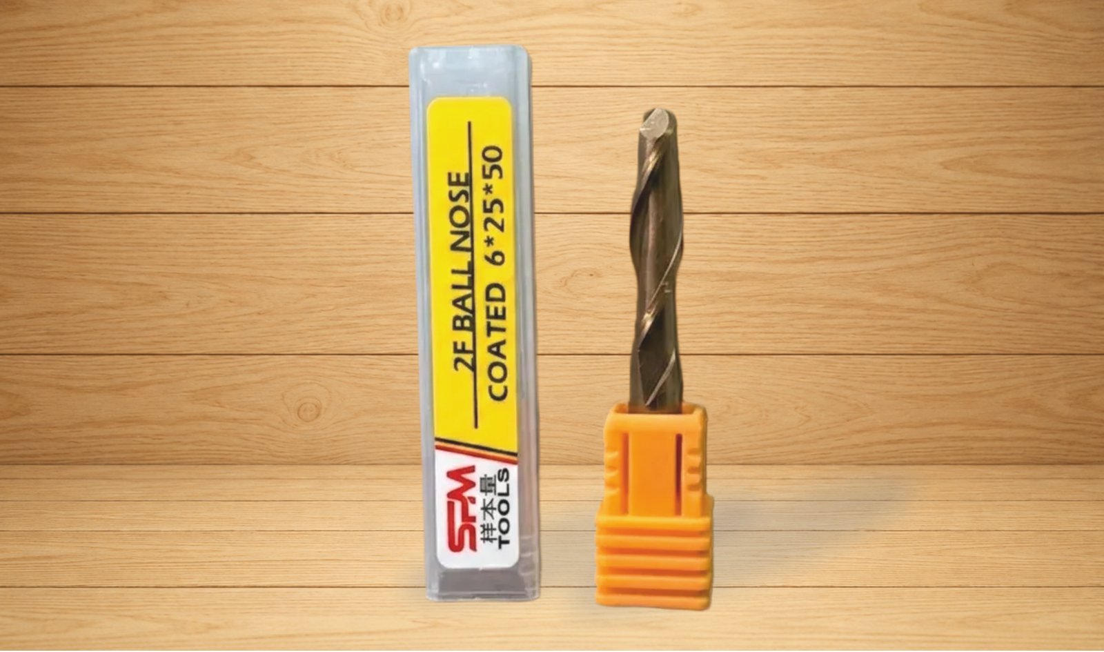 2F BALL NOSE COATED 6*25*50